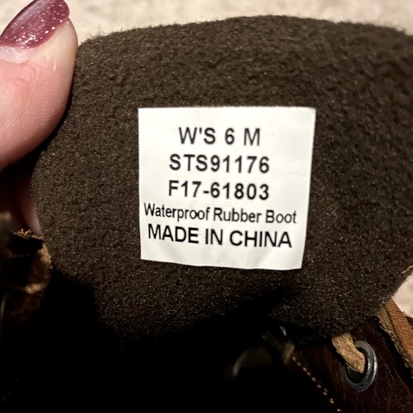 Womens Sperry Saltwater Duck Boots Size 6 - Picture 8 of 9